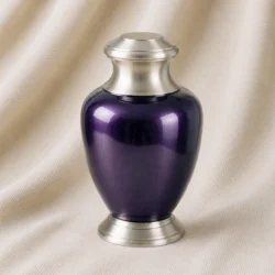 Imperial Plum Radiance Aluminum Urn image