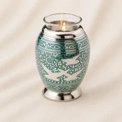 Verdant Voyage Candle Memorial Urn image