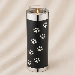 Midnight Pawlight Tribute Candle Urn image