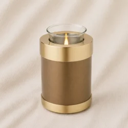 Auric Calm Minimal Candle Urn image
