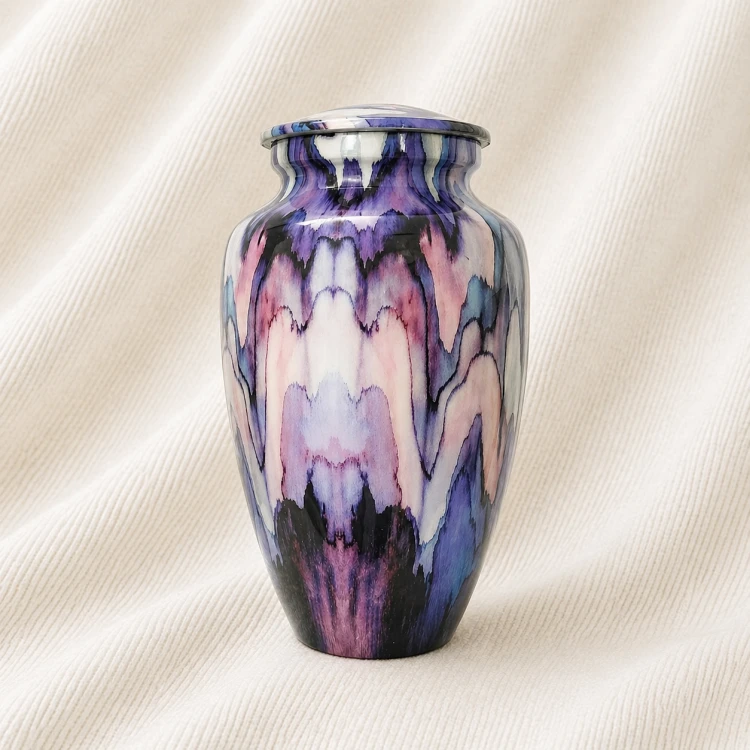 Amethyst Flow Memorial Urn Image 1