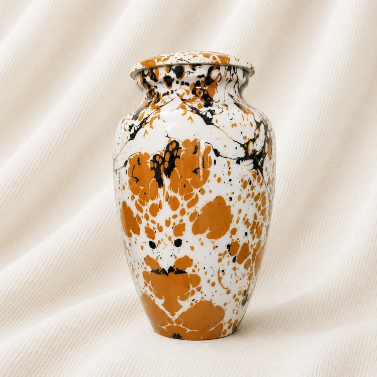 Autumn Drift Marble Memorial Urn Image 1