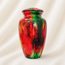 Crimson Blaze Artistic Memorial Urn image