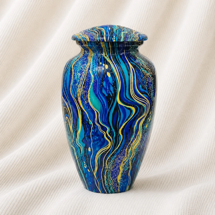 Celestial Tide Artistic Memorial Urn Image 1