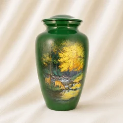 Golden Forest Serenity Memorial Urn image