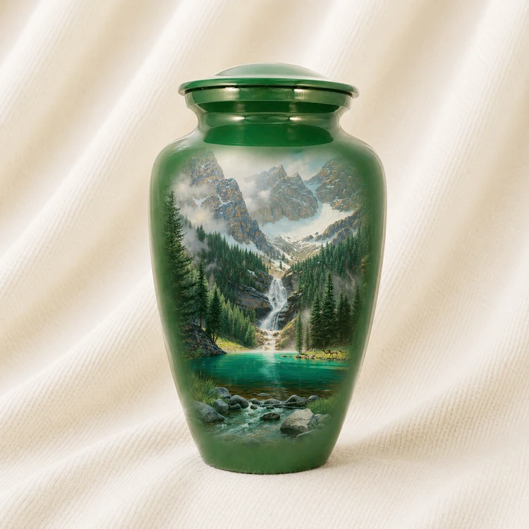 Alpine Tranquility Memorial Urn Image 1