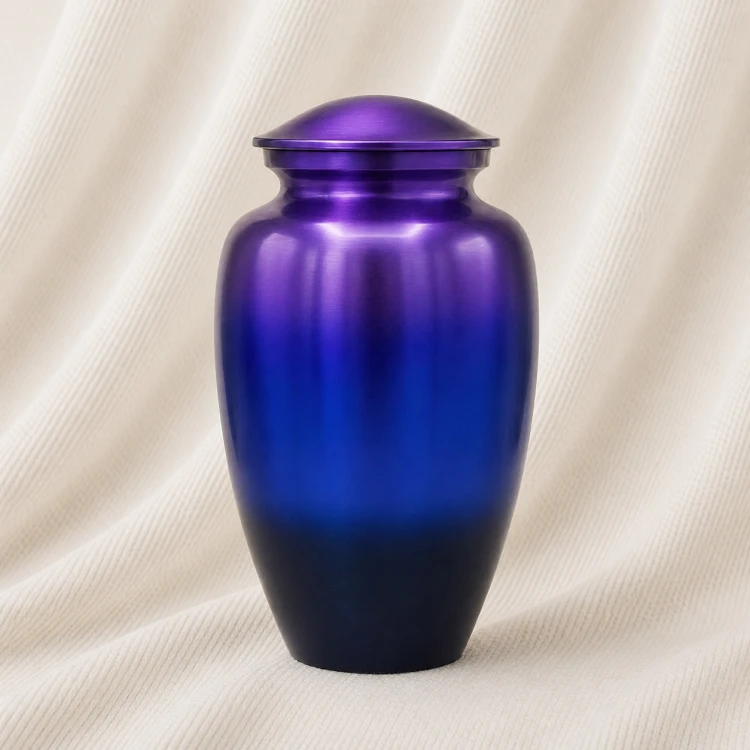 Celestial Aura Gradient Aluminum Urn Image 1