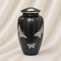Midnight Flutter Elegance Aluminum Urn image