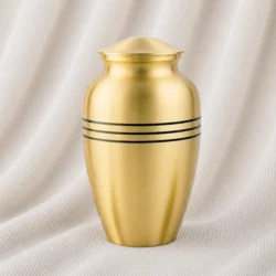 Golden Serenity Classic Brass Urn image