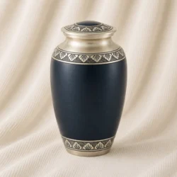 Midnight Elegance Brass Urn image