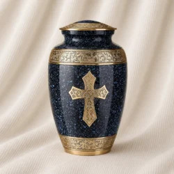 Celestial Faith Brass Urn image