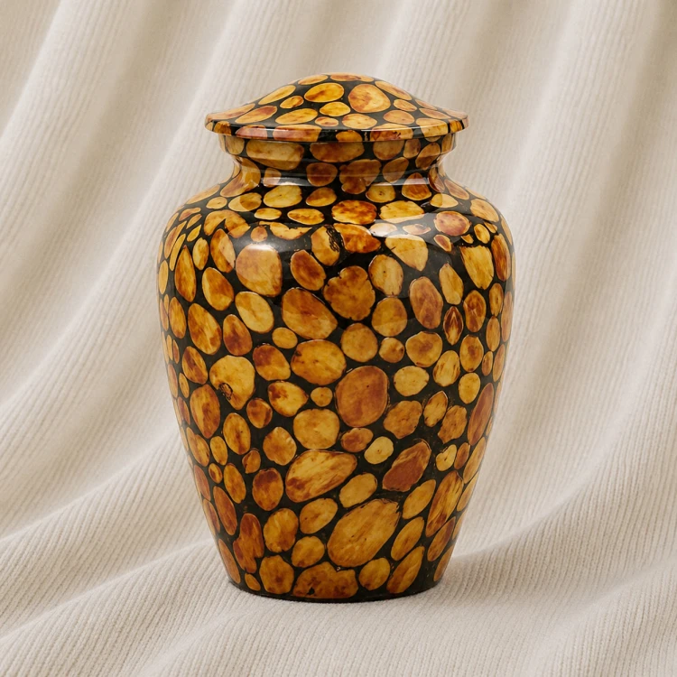 Amber Mosaic Legacy Aluminum Urn Image 1