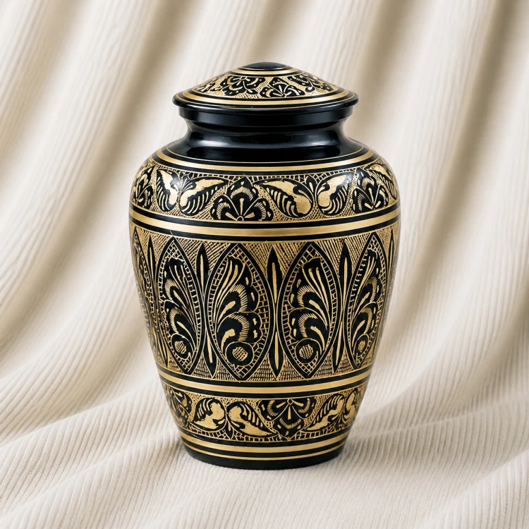Regal Heritage Brass Urn Image 1