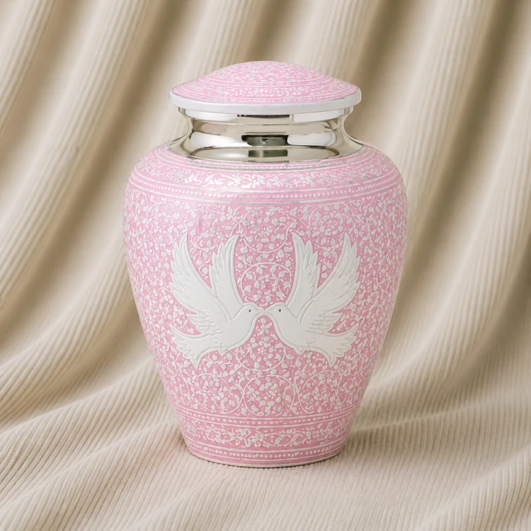 Blush Dove Serenity Urn Image 1