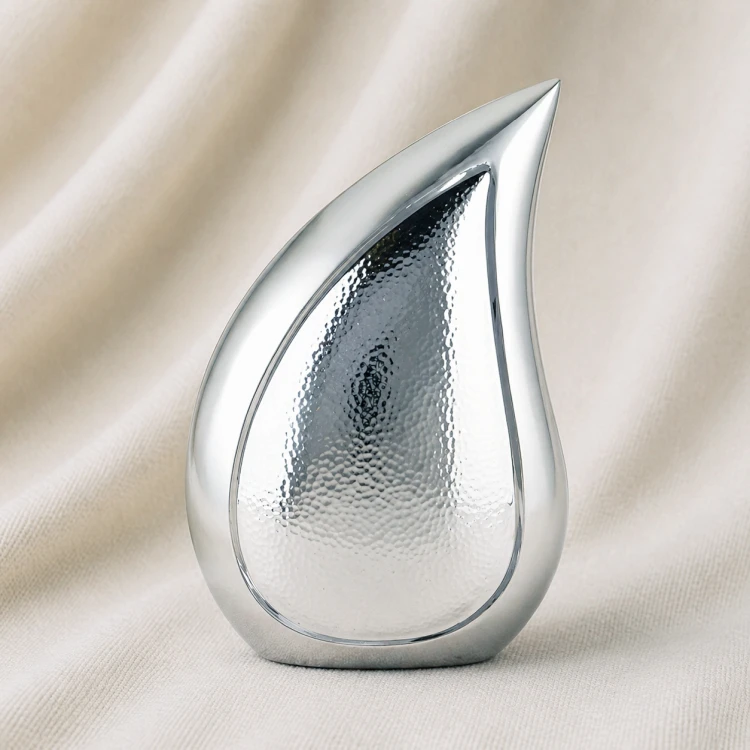 Polished Teardrop Memorial Urn Image 1