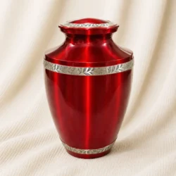Crimson Leaf Tribute Urn image