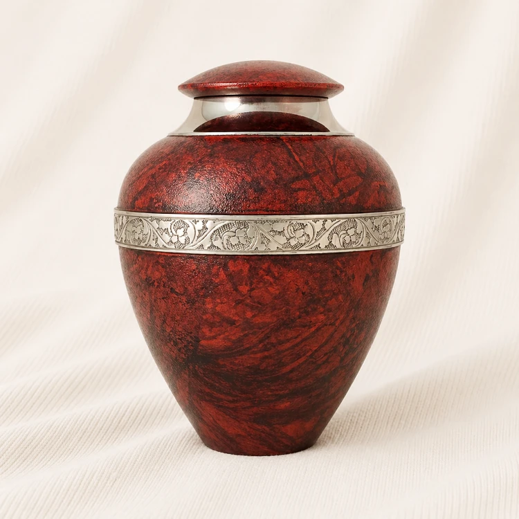 Crimson Marble Legacy Urn Image 1