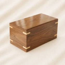Heritage Wood Keepsake Memorial Urn image