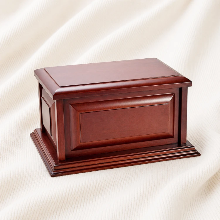 Heritage Wooden Memorial Chest Urn Image 1