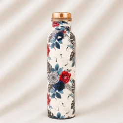 Floral Royale Copper Bottle image