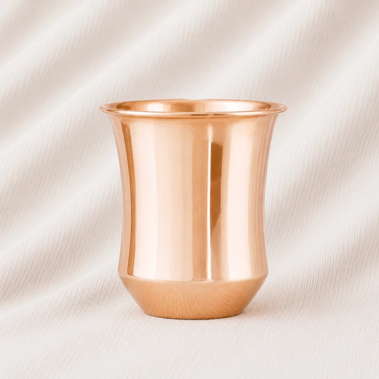 Classic Polished Copper Tumbler Image 1