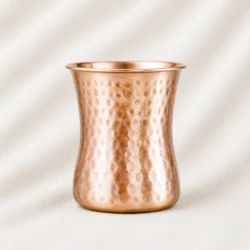 Hammered Curve Copper Tumbler image