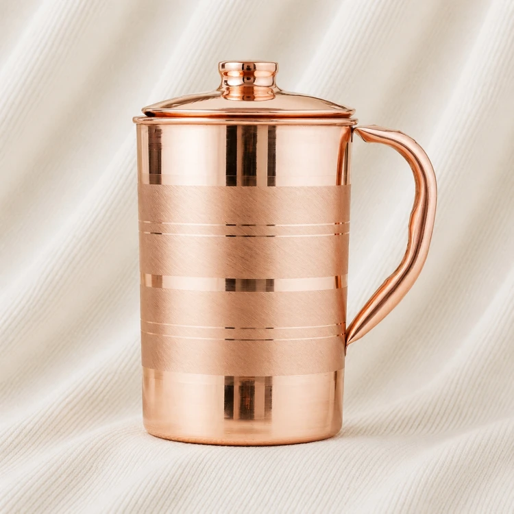 Signature Stripe Copper Jug Image 1