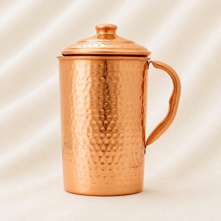 Heritage Hammered Copper Jug Image 1