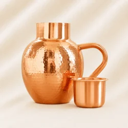 Heritage Hammered Copper Jug Set image