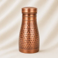 Vintage Hammered Copper Bottle image