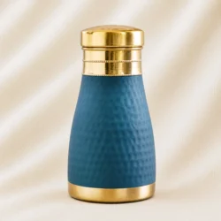Royal Teal Gold Fusion Copper Bottle image
