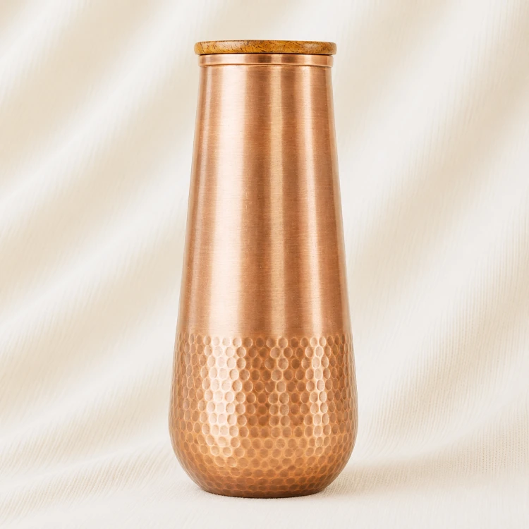 WoodCap Luxe Copper Bottle Image 1