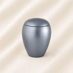 Matte Grey Aluminum Pet Urn image
